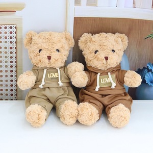 Carino piccolo orsacchiotto <span class=keywords><strong>con</strong></span> <span class=keywords><strong>bambola</strong></span> di <span class=keywords><strong>vestiti</strong></span> per bambini giocattoli di peluche di peluche - Product Image 3