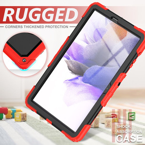 เคสสายคล้องไหล่ซิลิโคนหนาสำหรับแท็บ Samsung <span class=keywords><strong>S7</strong></span> <span class=keywords><strong>FE</strong></span> 12.4 <span class=keywords><strong>T736</strong></span> T730พร้อมช่องใส่ดินสอที่ป้องกันหน้าจอฝาครอบทนทาน - Product Image 3