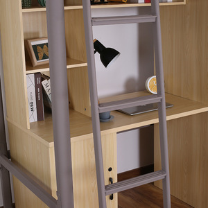 Cama alta Yu Min con escritorio y armario combinados para uso en dormitorios escolares HB-15 - Product Image 3