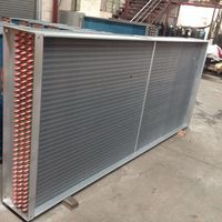 Refroidisseur d'air à tubes à ailettes sur mesure, échangeur de chaleur en acier inoxydable, unité de refroidissement à ailettes pour la réfrigération d'air, serpentin d'eau réfrigérée