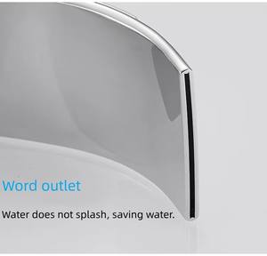 Keran kamar mandi, keran kamar mandi shower nikel disikat, gagang tunggal Stainless Steel, keran wastafel kamar mandi, keran wastafel - Product Image 3