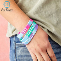 Pulsera de Silicona Suave, Resistente al Agua, Ecológica y Duradera, con Logotipo Personalizado para Eventos, Recuerdo de Fiesta
