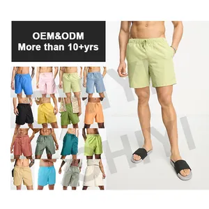 Pantalones cortos de playa informales de verano para niño personalizados de moq bajo, pantalones cortos de secado rápido para nadar, pantalones cortos deportivos para hombre, pantalones cortos de surf de moda para hombre