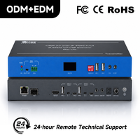 Pro Zero-Latency 4K60 HDMI Over Ethernet KVM Extender 120m Tanpa Kehilangan Kualitas Visual SFP/RJ45 dengan PoE untuk Video Wall