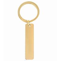 Porte-clés personnalisé en alliage de zinc, graphisme sur mesure, style vintage, léger, impression typographique, porte-clés en métal
