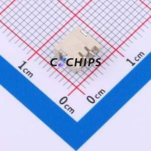 HCZZ0323-2 Wire-to-Board Pin Header SMD,P=1.5mm,Horizontal Mount Connector 1x2P 1.5mm Horizontal Mount ZH - Product Image 2