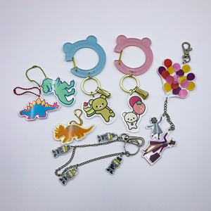 Factory Wholesale Cartoon <b>Anime</b> Characters Cute Beer Plastic Carabiners Multi-functional <b>Keychain</b> Acrylic Charms Carabiner Clip - Product Image 2