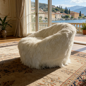 Elegante Poltrona Lounge Ergonomica, Morbido Pouf Oversize, Divano Lazy Bean Bag per Arredamento Soggiorno - Product Image 4