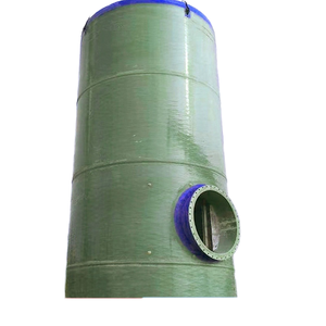 Station de pompage préfabriquée intégrée en PRV - Solution professionnelle OEM de levage et de décharge des eaux pluviales/des eaux usées - Product Image 3