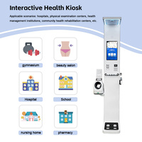 Quiosco Interactivo de Control de Salud Médico para Clínicas, Medidor de Altura Ultrasónico, Pantalla Táctil LED de 21 Pulgadas, Personalizable OEM/ODM, 5 Años de Garantía