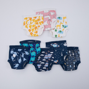 Pañales de Entrenamiento para Bebés, de Algodón Suave y Absorbente, Reutilizables, con Capas Anti-Fugas y Lindos Estampados de Dibujos Animados - Product Image 1