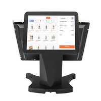 Système de caisse enregistreuse tactile POS en aluminium de haute qualité de 15 pouces, système POS fin, sans ventilateur, silencieux