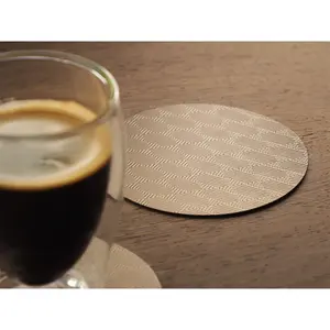 Faux leather <b>coaster</b> custom merchandising - Product Image 1