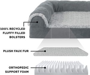 Cama ortopédica impermeable para perro, cama de espuma viscoelástica para perro - Product Image 6