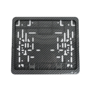 Nuevo Marco de Matrícula de Plástico para Modelos de Automóviles Kenyanos, Marco de Matrícula con Patrón de Fibra de Carbono - Product Image 1