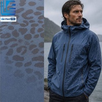 Tissu hydrochromique à imprimé léopard réactif à l'eau pour vêtements de sport, veste d'extérieur, tissu textile à motif magique changeant de couleur