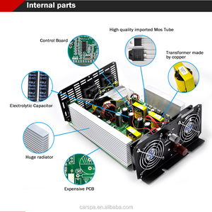Lưới Điện Một Chiều Sóng Sin Tinh Khiết 12V 220V 2000W Điện Mặt Trời Đảo Ngược Giá Xuất Xưởng Trung Quốc Sản Xuất Thấp Nhất - Product Image 6
