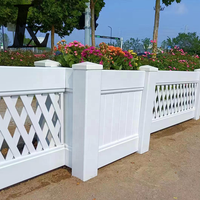 LIANNGXIN PVC Vinyl Plastic blanc Jardinière extérieure Jardinière