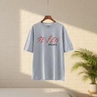 T-shirt tendance à manches courtes imprimé floral et lettres pour homme, style été, texture rétro en pur coton