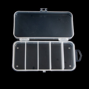 DN PP Kunststoff Multifunktions-Aufbewahrung koffer 5 Fächer Angel gerät Box Zubehör Organizer Fisch köder Köder boxen - Product Image 2