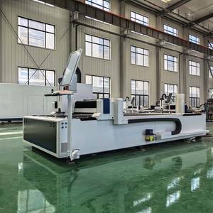 เครื่องตัดเลเซอร์ CNC สำหรับอุตสาหกรรมป้อนอัตโนมัติความเร็วสูงสำหรับท่อแผ่นโลหะในการผลิตฮาร์ดแวร์ - Product Image 3
