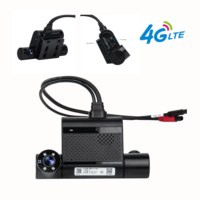 Caméra embarquée DVR 3 canaux 1080P, mini caméra de tableau de bord 4G avec 3 objectifs, ADAS, garantie 1 an pour les nouveaux conducteurs