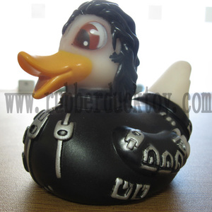 La célèbre célébrité canard en caoutchouc m célébrités jouet de canard de bain, Michael Jackson canard de célébrité - Product Image 1