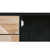MEuble TV EN BOIS 120X50X58 NOIR