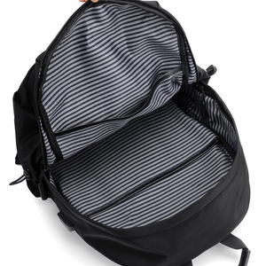 Laptop <b>Backpack</b> <b>Waterproof</b> Lightweight Unisex For Business Travel School Use Black Gray Blue Solid Color Interior Compartment - Product Image 2