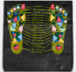 Reflexologie Voetmassager Rubberen Bal & Cobblestone Pads Acupressuur Kruk & <span class=keywords><strong>Mat</strong></span> voor Comfortabele Voetmassage - Product Image 4