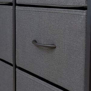 Commode autoportante moderne en tissu pour salon, durable, avec panneaux en MDF et acier inoxydable, en pin, disponible en plusieurs couleurs – Fournisseur en gros - Product Image 5