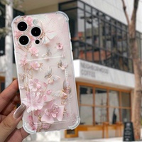Étui de téléphone portable transparent avec motif de papillons colorés pour iPhone 16 15 Plus 14 13 18 Pro Max Coque arrière transparente