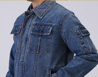 Combinaisons de travail respirantes en denim 100 % coton, lavées aux enzymes, haute visibilité, antistatiques, ignifuges, personnalisables, multi-poches