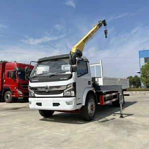 รถเครนติดรถบรรทุก Dongfeng 4x2 คุณภาพสูง ใหม่ ระบบไฮดรอลิก ขนาด 3 ตัน 4 ตัน 5 ตัน รถเครนบูมยืดหดได้ขนาดเล็ก - Product Image 2