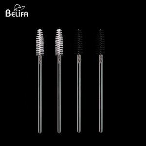 Belifa - <span class=keywords><strong>Cepillo</strong></span> <span class=keywords><strong>de</strong></span> <span class=keywords><strong>pestañas</strong></span> desechable blanco y negro con mango transparente para limpieza <span class=keywords><strong>de</strong></span> extensiones <span class=keywords><strong>de</strong></span> <span class=keywords><strong>pestañas</strong></span>, <span class=keywords><strong>cepillo</strong></span> <span class=keywords><strong>de</strong></span> máscara <span class=keywords><strong>de</strong></span> cristal - Product Image 4