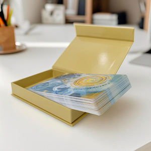 Laminación brillante personalizada, cubierta de oráculo Diario Espiritual, tarjetas de papel personalizadas del proveedor, guía curativa, intervención divina - Product Image 5