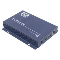 Codificador de Video HDMI a IP 4K30 H.265 HEVC con Salida HDMI en Bucle, Codificador de Transmisión en Vivo 4K UHD MPEG-4 para IPTV/RTSP/RTMP