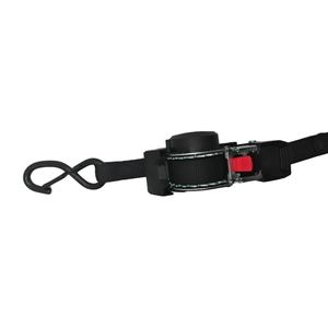 Sangles à cliquet rétractables de 1,8 tonne, 2 pouces * 15 pieds, robustes, avec poignée recouverte de caoutchouc, sangles à cliquet parfaites pour les motos - Product Image 5