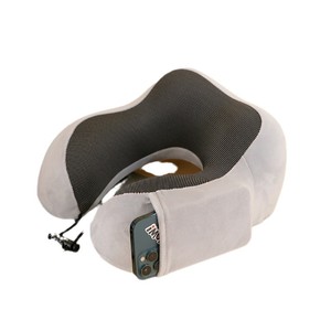 Customized magnetic cloth U-shaped <b>pillow</b> with <b>memory</b> foam for neck support, suitable for travel, airplanes, and cervical spine - Product Image 5