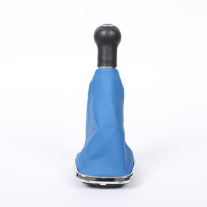 Pomo de Palanca de Cambios de 5/6 Velocidades para Volkswagen <span class=keywords><strong>Bora</strong></span> <span class=keywords><strong>Jetta</strong></span> MT 1998-2004 Golf 4 IV MK4 GTI R32, Funda de Cuero PU - Product Image 6