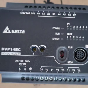 Delta DVP14EC PLC 8DI-DC 6DO-R AC 100-240V Entrée Communication Modbus - Product Image 1