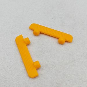 Support d'étagère de placard en plastique orange, sans perçage, à installation dissimulée, connecteur pour cloison de placard - Product Image 4