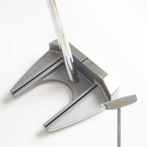 <span class=keywords><strong>Putter</strong></span> droitier à couple nul, haute stabilité, design de lame mallet, système d'alignement équilibré, manche en acier, flexibilité R pour - Product Image 5