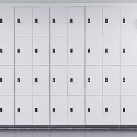 Casiers de rangement Brikley HPL pour employés avec serrure à clé, design en forme de L, prix d'usine, stratifié compact imperméable