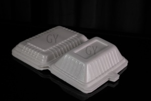Food <b>Box</b> Catering Foam Boxes Foam Packaging Three-<b>Compartment</b> <b>Box</b> Breakfast <b>Box</b> Fast Food <b>Box</b> Disposable Foam Food Containers - Product Image 5