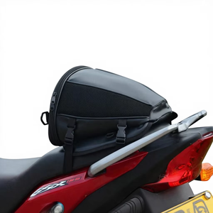 Bolsa Trasera para Motocicleta de Cuero PU Impermeable, Convertible en Bandolera y Bolso de <span class=keywords><strong>Mano</strong></span>, Resistente a Impactos, Gran Capacidad, para Asiento Trasero de <span class=keywords><strong>Moto</strong></span> - Product Image 6