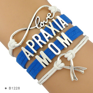 Bracelets de sensibilisation pour l'apaxie, les maladies cardiaques, les accidents vasculaires cérébraux, l'arthrite, la maladie de Parkinson, la sclérose, l'asthme, la scoliose, la démence, l'aphasie - Product Image 3