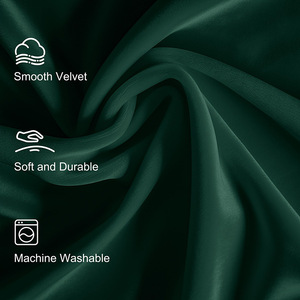 DaiRui Wholesale Velvet Blackout <strong>Curtains</strong> High Density Thermal Insulated Drapes for Custom Size Heavyweight Window Treatments - Product Image 3