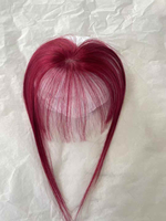 LL Beauty Remy Hair Straight Chinese Hand-Tied Invisible Knots Bangs Hairpiece Voluminous Lightweight Natural Looking for Women