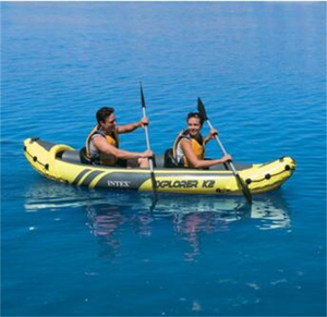 <span class=keywords><strong>Intex</strong></span> <span class=keywords><strong>K2</strong></span> — Kayak gonflable pour 2 personnes, bateau avec paddle et pompe - Product Image 3